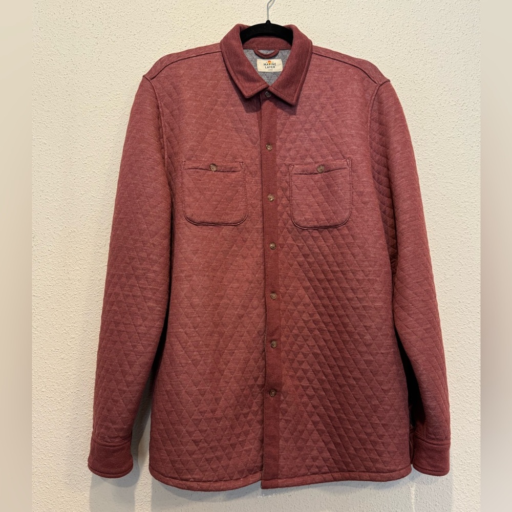 Marine Layer Corbet Quilted Overshirt Jacket